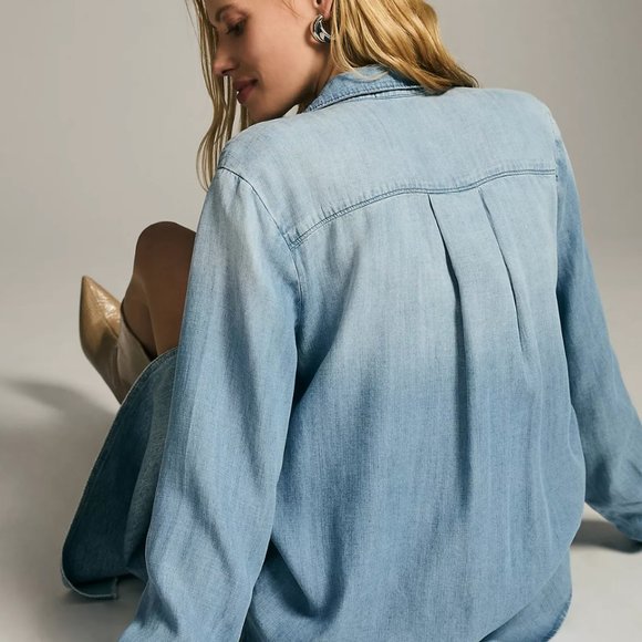 Cloth & Stone | Anthropologie | Chambray Buttondown - Picture 2 of 7